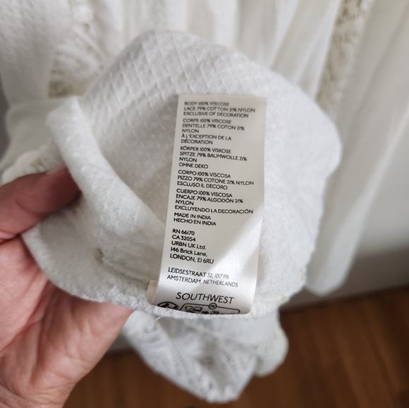 - Free People Southwest Lace Maxi Dress Size XL - Picture 11 of 12